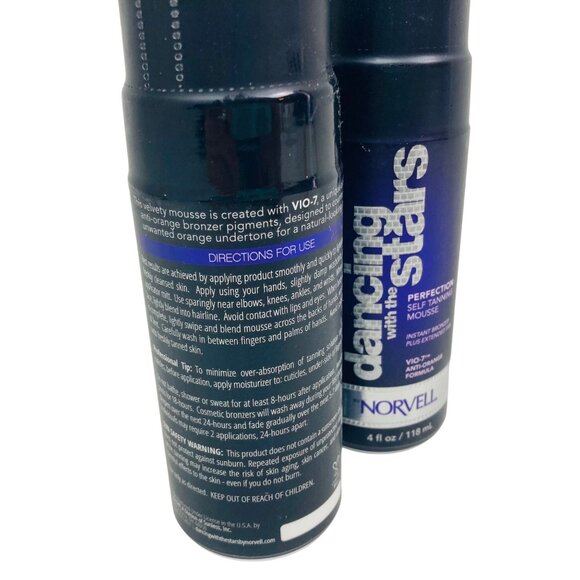 Norvell Dancing With The Stars Self Tanning Mousse 4 Oz - 2 Pack - Picture 2 of 2